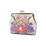 ツモリチサト 小銭入れ コインケース レディース ブランド がま口 かわいい tsumori chisato CARRY 財布 可愛い 大きめ ポーチ プリント 刺繍 エナメルレザー 羊革 本革 日本製 tcアニマル がま口小銭入れ 57935