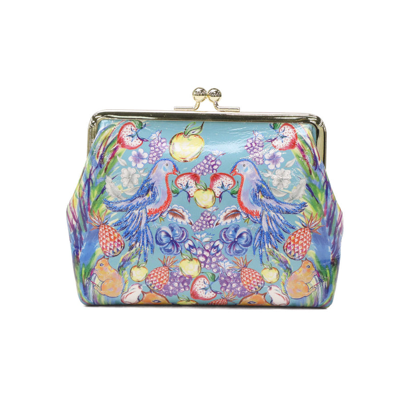 ツモリチサト 小銭入れ コインケース レディース ブランド がま口 かわいい tsumori chisato CARRY 財布 可愛い 大きめ ポーチ プリント 刺繍 エナメルレザー 羊革 本革 日本製 tcアニマル がま口小銭入れ 57935