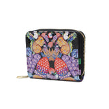 ツモリチサト 二つ折り財布 レディース ブランド 本革 tsumori chisato CARRY 財布 可愛い 小銭入れあり 女性 おしゃれ コンパクト プリント 刺繍 エナメルレザー 羊革 日本製 tcアニマル 折り財布 57936