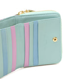 ツモリチサト 二つ折り財布 レディース ブランド 本革 tsumori chisato CARRY 財布 可愛い 小銭入れあり 女性 おしゃれ コンパクト プリント 刺繍 エナメルレザー 羊革 日本製 tcアニマル 折り財布 57936