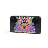 ツモリチサト 長財布 レディース 本革 tsumori chisato CARRY 財布 大容量 ブランド ラウンドファスナー 可愛い 女性 おしゃれ プリント 刺繍 エナメルレザー 羊革 日本製 tcアニマル ラウンド長財布 57937