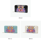 ツモリチサト 長財布 レディース 本革 tsumori chisato CARRY 財布 大容量 ブランド ラウンドファスナー 可愛い 女性 おしゃれ プリント 刺繍 エナメルレザー 羊革 日本製 tcアニマル ラウンド長財布 57937