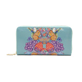ツモリチサト 長財布 レディース 本革 tsumori chisato CARRY 財布 大容量 ブランド ラウンドファスナー 可愛い 女性 おしゃれ プリント 刺繍 エナメルレザー 羊革 日本製 tcアニマル ラウンド長財布 57937