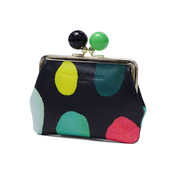 ツモリチサト 小銭入れ コインケース レディース ブランド がま口 本革 tsumori chisato CARRY 財布 かわいい 小銭 牛革 水玉 ドット カラフル コンパクト 日本製 カラフルズームドット がま口小銭入れ 57950