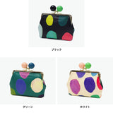 ツモリチサト 小銭入れ コインケース レディース ブランド がま口 本革 tsumori chisato CARRY 財布 かわいい 小銭 牛革 水玉 ドット カラフル コンパクト 日本製 カラフルズームドット がま口小銭入れ 57950