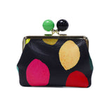 ツモリチサト 小銭入れ コインケース レディース ブランド がま口 本革 tsumori chisato CARRY 財布 かわいい 小銭 牛革 水玉 ドット カラフル コンパクト 日本製 カラフルズームドット がま口小銭入れ 57950