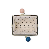 ツモリチサト 小銭入れ コインケース レディース ブランド がま口 本革 tsumori chisato CARRY 財布 かわいい 小銭 牛革 水玉 ドット カラフル コンパクト 日本製 カラフルズームドット がま口小銭入れ 57950