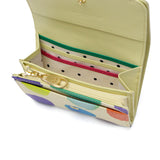 ツモリチサト 二つ折り財布 レディース ブランド 本革 tsumori chisato CARRY 財布 かわいい 大人 二つ折 カード入れ 小銭入れ 牛革 水玉 ドット カラフル 日本製 カラフルズームドット 折り財布 57951