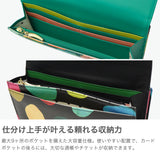 ツモリチサト 長財布 がま口 レディース ブランド 本革 tsumori chisato CARRY 財布 かわいい 大人 カード入れ 小銭入れ かぶせ 牛革 水玉 ドット カラフル 日本製 カラフルズームドット がま口長財布 57953