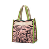 ツモリチサト トートバッグ レディース 布 tsumori chisato CARRY バッグ 軽量 小さめ コンパクト ブランド スクエア おしゃれ かわいい ロゴ トートバッグS プリント 柄 日本製 サボテンと太陽 50785