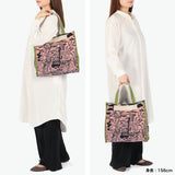 ツモリチサト トートバッグ レディース 布 A4 tsumori chisato CARRY バッグ 軽量 ブランド スクエア おしゃれ かわいい ロゴ トートバッグL トート プリント イラスト 柄 日本製 サボテンと太陽 50786