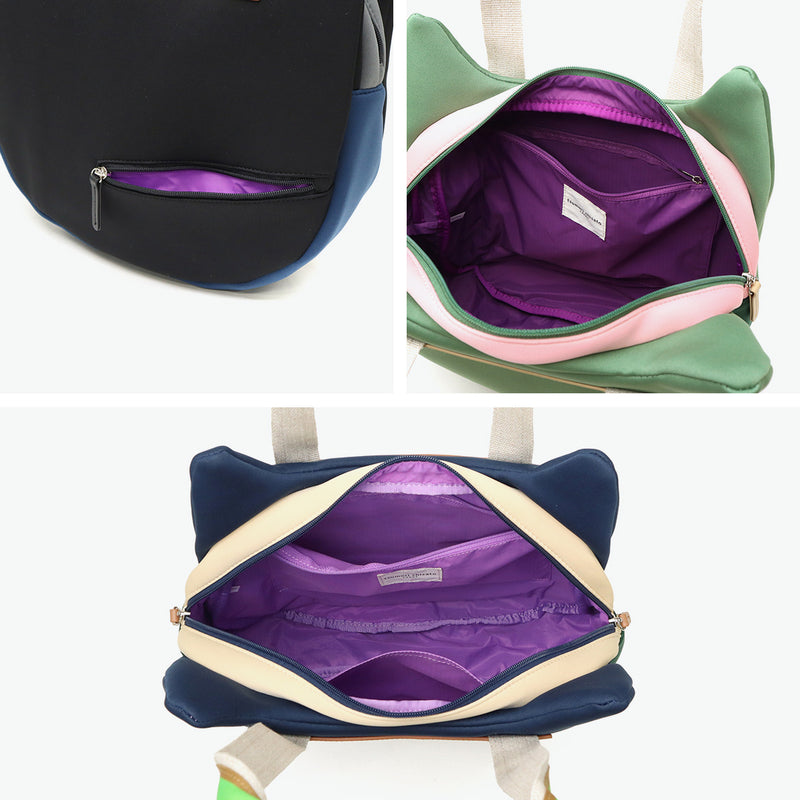 ツモリチサト トートバッグ レディース ファスナー付き tsumori chisato CARRY バッグ ブランド トート 軽量 軽い 猫 大人 おしゃれ 可愛い 肩掛け ネコ型 女性 A4 ネコかおウレタン 50796