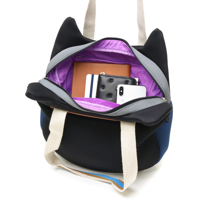 ツモリチサト トートバッグ レディース ファスナー付き tsumori chisato CARRY バッグ ブランド トート 軽量 軽い 猫 大人 おしゃれ 可愛い 肩掛け ネコ型 女性 A4 ネコかおウレタン 50796