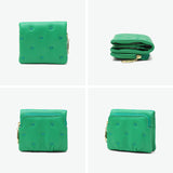 ツモリチサト 二つ折り財布 レディース 財布 小さめ tsumori chisato CARRY ブランド 女性 おしゃれ かわいい ミニ財布 コンパクト 折り財布 二つ折り 猫 ハート 刺繍 ラム革 本革 レザー 日本製 ぷちネコ 57885