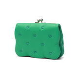ツモリチサト 二つ折り財布 レディース 財布 がま口 tsumori chisato CARRY ブランド 女性 おしゃれ かわいい ミドルウォレット コンパクト 折り財布 二つ折り 猫 ハート 刺繍 ラム革 本革 日本製 ぷちネコ 57886