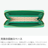 ツモリチサト 長財布 レディース 財布 ラウンドファスナー tsumori chisato CARRY ブランド 女性 おしゃれ かわいい ロングウォレット 大容量 小銭入れ カード 猫 ハート 刺繍 ラム革 本革 日本製 ぷちネコ 57887