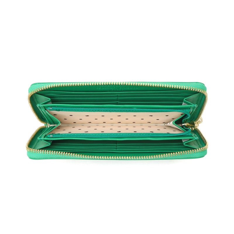 ツモリチサト 長財布 レディース 財布 ラウンドファスナー tsumori chisato CARRY ブランド 女性 おしゃれ かわいい ロングウォレット 大容量 小銭入れ カード 猫 ハート 刺繍 ラム革 本革 日本製 ぷちネコ 57887