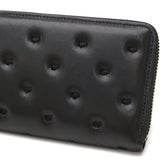 ツモリチサト 長財布 レディース 財布 ラウンドファスナー tsumori chisato CARRY ブランド 女性 おしゃれ かわいい ロングウォレット 大容量 小銭入れ カード 猫 ハート 刺繍 ラム革 本革 日本製 ぷちネコ 57887