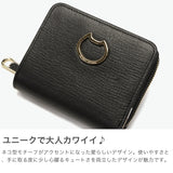 ツモリチサト 二つ折り財布 レディース 札 小銭 ファスナー tsumori chisato CARRY 財布 ブランド 本革 かわいい コンパクト 二つ折り ラウンドファスナー 折り財布 革 レザー 猫 ネコおこし 57828