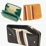 ツモリチサト 二つ折り財布 レディース 札 小銭 ファスナー tsumori chisato CARRY 財布 ブランド 本革 かわいい コンパクト 二つ折り ラウンドファスナー 折り財布 革 レザー 猫 ネコおこし 57828