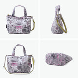 ツモリチサト トートバッグ レディース 小さめ tsumori chisato CARRY バッグ ブランド トート 女性 A5 かわいい 花柄 2WAYバッグ 2WAY ショルダー コットン 綿 おしゃれ キルティング Sサイズ Together 50900