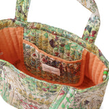 ツモリチサト トートバッグ レディース 小さめ tsumori chisato CARRY バッグ ブランド トート 女性 A5 かわいい 花柄 2WAYバッグ 2WAY ショルダー コットン 綿 おしゃれ キルティング Sサイズ Together 50900