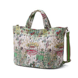 ツモリチサト トートバッグ レディース 大きめ tsumori chisato CARRY バッグ ブランド トート 女性 A4 かわいい 花柄 2WAYバッグ 2WAY ショルダー コットン 綿 おしゃれ キルティング Lサイズ Together 50901