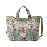 ツモリチサト トートバッグ レディース 大きめ tsumori chisato CARRY バッグ ブランド トート 女性 A4 かわいい 花柄 2WAYバッグ 2WAY ショルダー コットン 綿 おしゃれ キルティング Lサイズ Together 50901