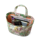 ツモリチサト トートバッグ レディース 大きめ tsumori chisato CARRY バッグ ブランド トート 女性 A4 かわいい 花柄 2WAYバッグ 2WAY ショルダー コットン 綿 おしゃれ キルティング Lサイズ Together 50901