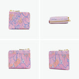 ツモリチサト 財布 レディース コンパクト tsumori chisato CARRY ブランド ミニ財布 本革 革 大人 薄い かわいい 小銭入れ カード 牛革 日本製 L字ファスナー 葉っぱ L字折財布 56000
