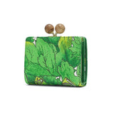 ツモリチサト 二つ折り財布 レディース ブランド tsumori chisato CARRY 財布 がま口 本革 革 大人 かわいい 二つ折 カード入れ 小銭入れ 牛革 葉っぱ がま口折財布 56001