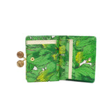 ツモリチサト 二つ折り財布 レディース ブランド tsumori chisato CARRY 財布 がま口 本革 革 大人 かわいい 二つ折 カード入れ 小銭入れ 牛革 葉っぱ がま口折財布 56001