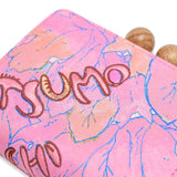 ツモリチサト 二つ折り財布 レディース ブランド tsumori chisato CARRY 財布 がま口 本革 革 大人 かわいい 二つ折 カード入れ 小銭入れ 牛革 葉っぱ がま口折財布 56001