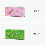 ツモリチサト 長財布 レディース tsumori chisato CARRY 財布 ラウンドファスナー 大容量 革 本革 ブランド 大人 かわいい 女性 おしゃれ プリント 刺繍 小銭入れあり 葉っぱ ラウンド長財布 56002