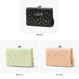 ツモリチサト 二つ折り財布 レディース ブランド tsumori chisato CARRY 財布 がま口 がま口財布 本革 革 レザー 大人 日本製 おしゃれ キラキラ かわいい 二つ折り KiraKira Stone がま口折財布 57961