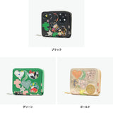 ツモリチサト 二つ折り財布 レディース ブランド tsumori chisato CARRY 財布 本革 革 大人 かわいい 二つ折 小銭入れ コンパクト 羊革 日本製 ファスナー tcパッチワーク ラウンド折財布 57966