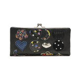 ツモリチサト 財布 長財布 レディース ブランド tsumori chisato CARRY がま口長財布 がま口 がまぐち かわいい 女性 おしゃれ 本革 レザー 猫 ねこ 日本製 贈り物 小銭入れあり tcパッチワーク 57967