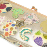 ツモリチサト 財布 長財布 レディース ブランド tsumori chisato CARRY がま口長財布 がま口 がまぐち かわいい 女性 おしゃれ 本革 レザー 猫 ねこ 日本製 贈り物 小銭入れあり tcパッチワーク 57967