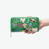 ツモリチサト 財布 長財布 レディース ブランド tsumori chisato CARRY かわいい ラウンド ラウンドファスナー 女性 おしゃれ 本革 レザー 猫 ねこ 日本製 小銭入れあり tcパッチワーク ラウンド長財布 57968