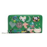 ツモリチサト 財布 長財布 レディース ブランド tsumori chisato CARRY かわいい ラウンド ラウンドファスナー 女性 おしゃれ 本革 レザー 猫 ねこ 日本製 小銭入れあり tcパッチワーク ラウンド長財布 57968