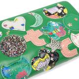 ツモリチサト 財布 長財布 レディース ブランド tsumori chisato CARRY かわいい ラウンド ラウンドファスナー 女性 おしゃれ 本革 レザー 猫 ねこ 日本製 小銭入れあり tcパッチワーク ラウンド長財布 57968