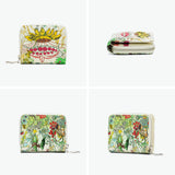 ツモリチサト 財布 二つ折り財布 レディース ブランド tsumori chisato CARRY かわいい ラウンドファスナー 二つ折り 女性 おしゃれ 本革 レザー 日本製 小銭入れあり 花柄 Together ラウンド折財布 57976