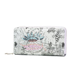 ツモリチサト 財布 長財布 レディース ブランド tsumori chisato CARRY かわいい ラウンドファスナー ラウンド 女性 おしゃれ 本革 レザー 日本製 小銭入れあり 花柄 Together ラウンド長財布 57977