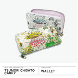 ツモリチサト 財布 長財布 レディース ブランド tsumori chisato CARRY かわいい ラウンドファスナー ラウンド 女性 おしゃれ 本革 レザー 日本製 小銭入れあり 花柄 Together ラウンド長財布 57977