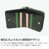 ツモリチサト 二つ折り財布 レディース ブランド tsumori chisato CARRY 財布 本革 革 大人 かわいい 二つ折 小銭入れ コンパクト 牛革 日本製 ファスナー エナメル グリッターフラワー ラウンド折財布 57858