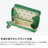 ツモリチサト 二つ折り財布 レディース ブランド tsumori chisato CARRY 財布 本革 革 大人 かわいい 二つ折 小銭入れ コンパクト 牛革 日本製 ファスナー エナメル グリッターフラワー ラウンド折財布 57858