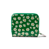 ツモリチサト 二つ折り財布 レディース ブランド tsumori chisato CARRY 財布 本革 革 大人 かわいい 二つ折 小銭入れ コンパクト 牛革 日本製 ファスナー エナメル グリッターフラワー ラウンド折財布 57858