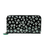 ツモリチサト 財布 長財布 レディース ブランド tsumori chisato CARRY かわいい ラウンドファスナー グリッター 女性 おしゃれ 本革 レザー 日本製 エナメル 花柄 グリッターフラワー ラウンド長財布 57859