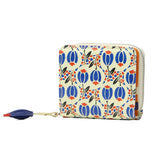 ツモリチサト 二つ折り財布 レディース ブランド tsumori chisato CARRY 財布 本革 レザー かわいい 折財布 小銭入れあり コンパクト 豚革 日本製 ファスナー 花柄 おしゃれ フランソワーズ ラウンド折財布 56010