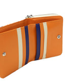 ツモリチサト 二つ折り財布 レディース ブランド tsumori chisato CARRY 財布 本革 レザー かわいい 折財布 小銭入れあり コンパクト 豚革 日本製 ファスナー 花柄 おしゃれ フランソワーズ ラウンド折財布 56010